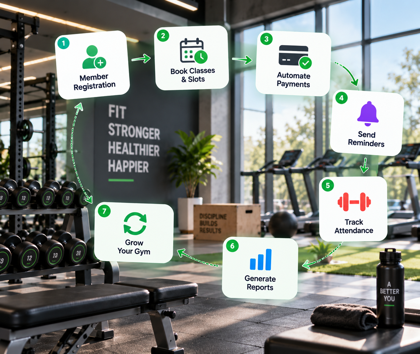 Gym & Fitness Automation